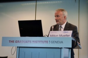 Milton Mueller (Syracuse University) presenting on the Cold War Metaphor in Internet Governance
