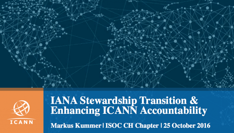 IANA Transition Presentation Available